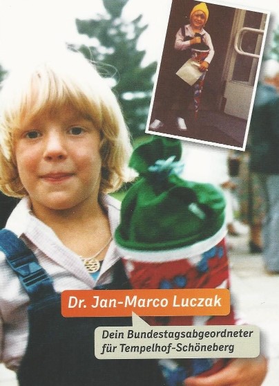 Jan-Marco Luczak mit Schultüte