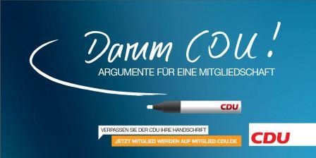 Darum CDU!